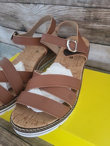 Doc Comfort Sandals Size 39 UK 7 Brown - Picture 4 of 12