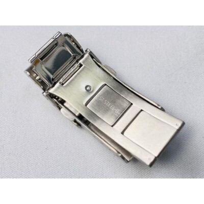 Fermoir Boucle De Déploiement SEIKO Authentique 18 Mm - Acier Inoxydable - Réf K0ES11SD00 - Neuf Avec étiquettes