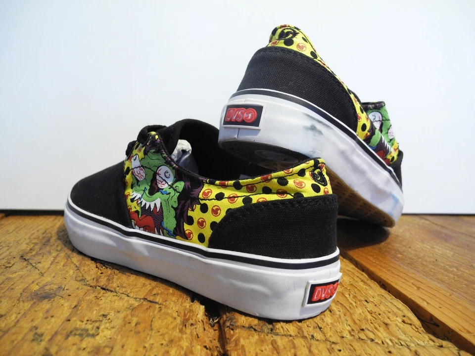 Tênis DVS Shoes Ragtop Kids novo preto EUA 1 EUR 32 - Imagem 3 de 4