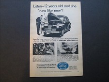 1941 1949 Genuine Ford Parts 12 Years Old And She Runs Like New Vintage 53 Ad