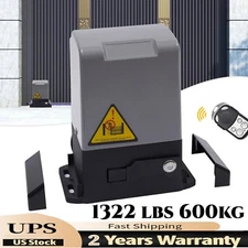 Sliding Gate Opener Electric Operator 1322 lbs 600kg Automatic Motor Remote Kit