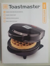 Toastmaster 4" Mini Belgian Waffle Maker TM-46WMKL
