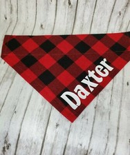 DOG BANDANNA OVER THE COLLAR PERSONALIZED PET SCARF CLOTHES