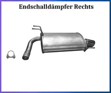 Endschalldämpfer R für Honda Accord VII 2.4 140KW Stufenheck Auspuff Schelle
