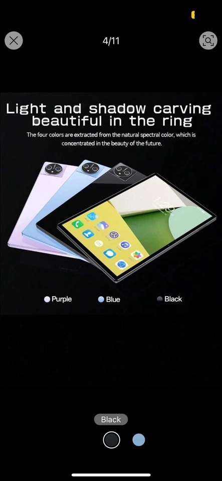 Qetupa X15 Android Tablet 10.1 Inch 8GB+64 GB Blue - Image 4 of 4