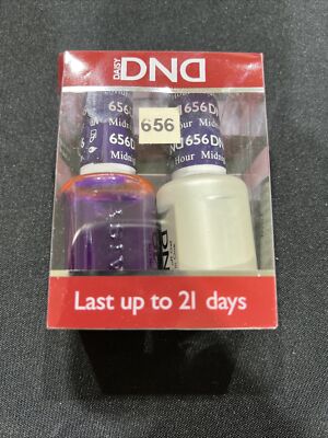 DND Gel Polish Duo Soak Off Gel & Nail Lacquer Set LED/UV .5 oz 15 ml Color 656