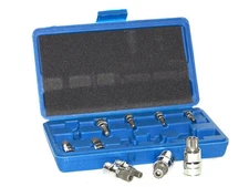 10 pc XZN Tampered Triple Square Spline Bit Socket 12 Points Tampered Proof