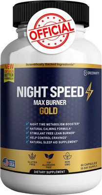 Night Speed Max Burner Gold Burn Powerful Formula Anabolic Recovery, Natural Sle