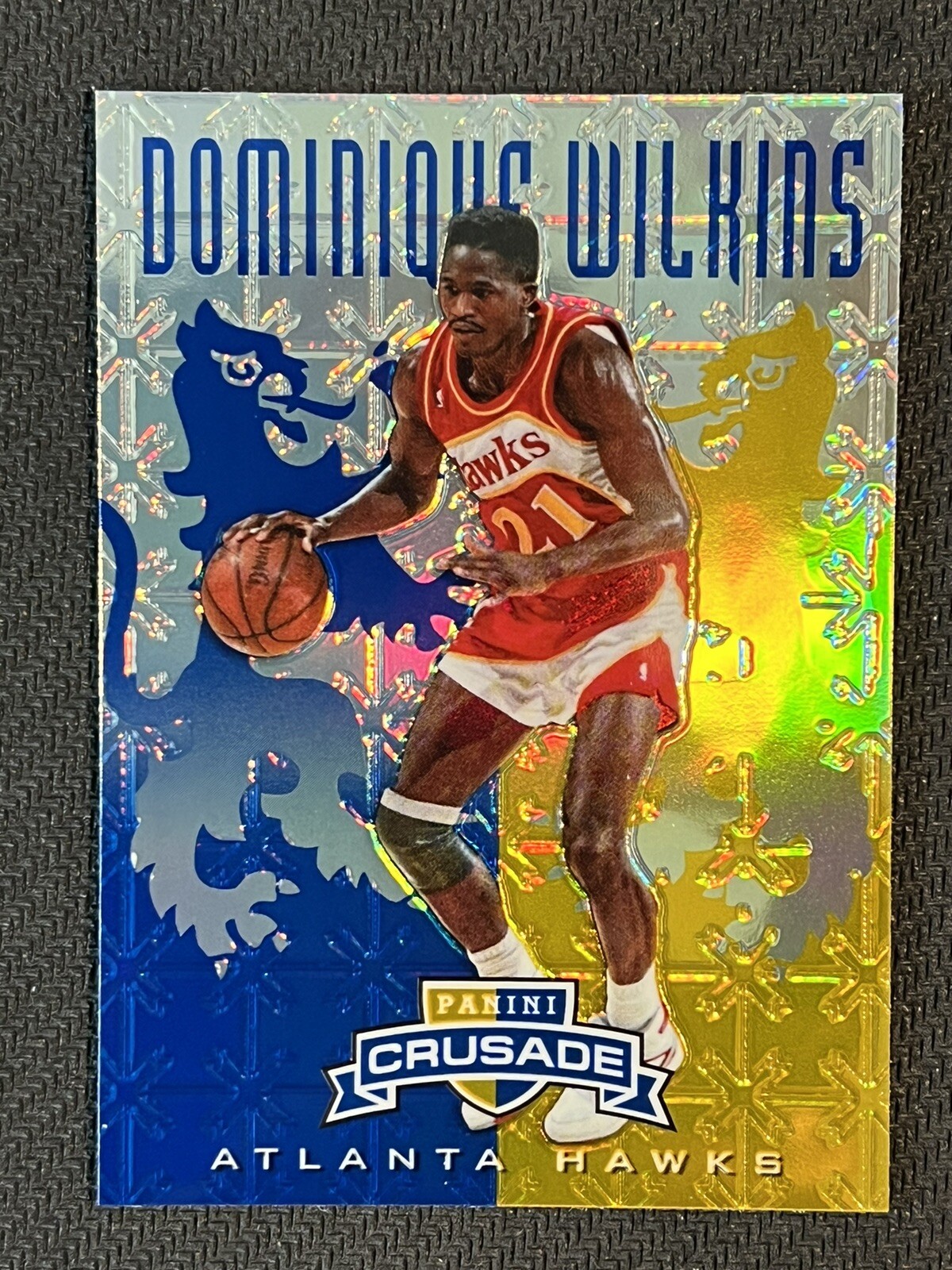 2012-13 Panini Crusade Blue Dominique Wilkins #71 Atlanta Hawks