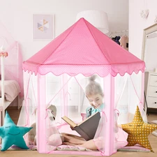Princess Girls Large Playhouse Kids Castle Play Tent  Children Indoor Outdoor
