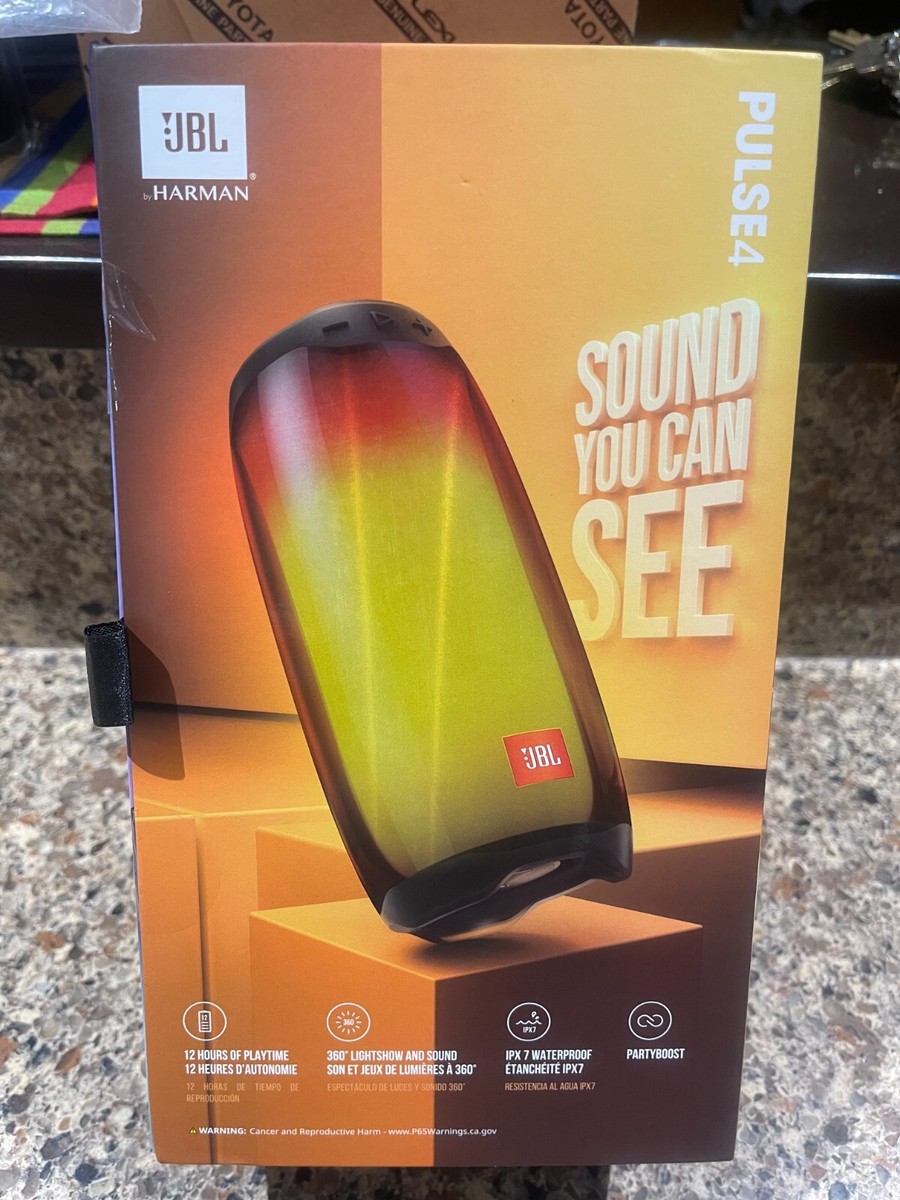 NEW JBL Pulse 4 Waterproof Portable Bluetooth Speaker w