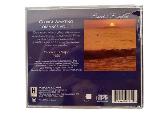 George Amatino Romance Volume 3 Peaceful Pachelbel - CD - - Picture 2 of 2