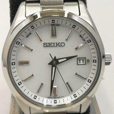SEIKO Seiko Selection SBTM317 White Solar Atomic Radio Men's Watch New in Box