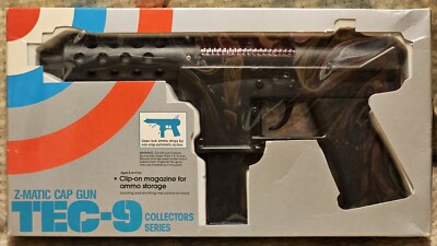 Larami TEC-9 Z-MATIC Cap Gun # 8039-0 New Sealed NOS Rare 1986