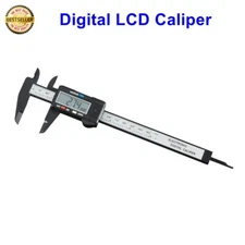 Digital LCD Caliper Gauge Electronic Measuring Ruler Micrometer 6" 150mm