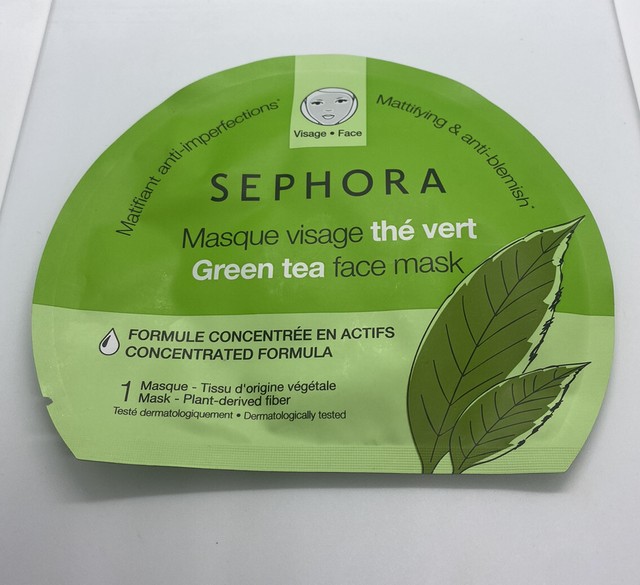SEPHORA Green Tea Face Mask Mattifying & Anti Blemish 1 Masque New & Sealed eBay