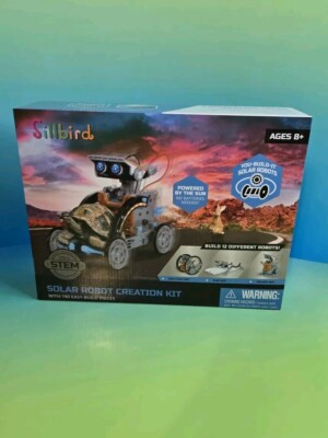 Sillbird STEM Solar Robot Creation Kit With 190 Pieces -  12 in 1 Education New 
