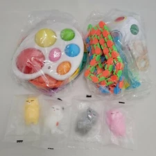 Rainbow Push Pop Bubble It & Other Sensory Fidget Toy Stress Relief (20 pieces)