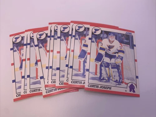 Lot of 10~1990-91 Score Canadian Hockey #151 Curtis Joseph NHL  RC  Blues