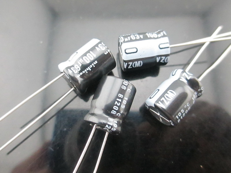 50pcs Nichicon VZ 100mfd 63V 100UF 10*13mm electrolytic capacitor