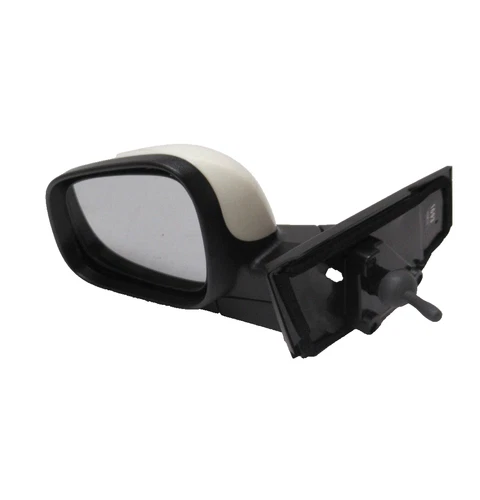 Left Side Exterior Mirror Olympic White Manual Folding 2013-2015 Chevrolet Spark