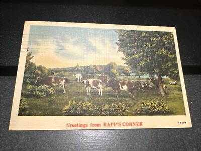 Greetings From Rapp s Corner Pennsylvania Postcard ￼