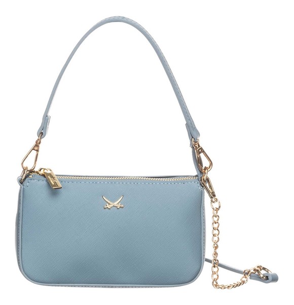 Sansibar Shoulder Bag Schultertasche UmhäNgetasche Tasche Jeans Hellblau Neu-image