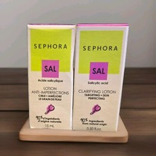 2x Lot Sephora Salicylic Acid Clarifying Lotion- .50 Oz New In Box