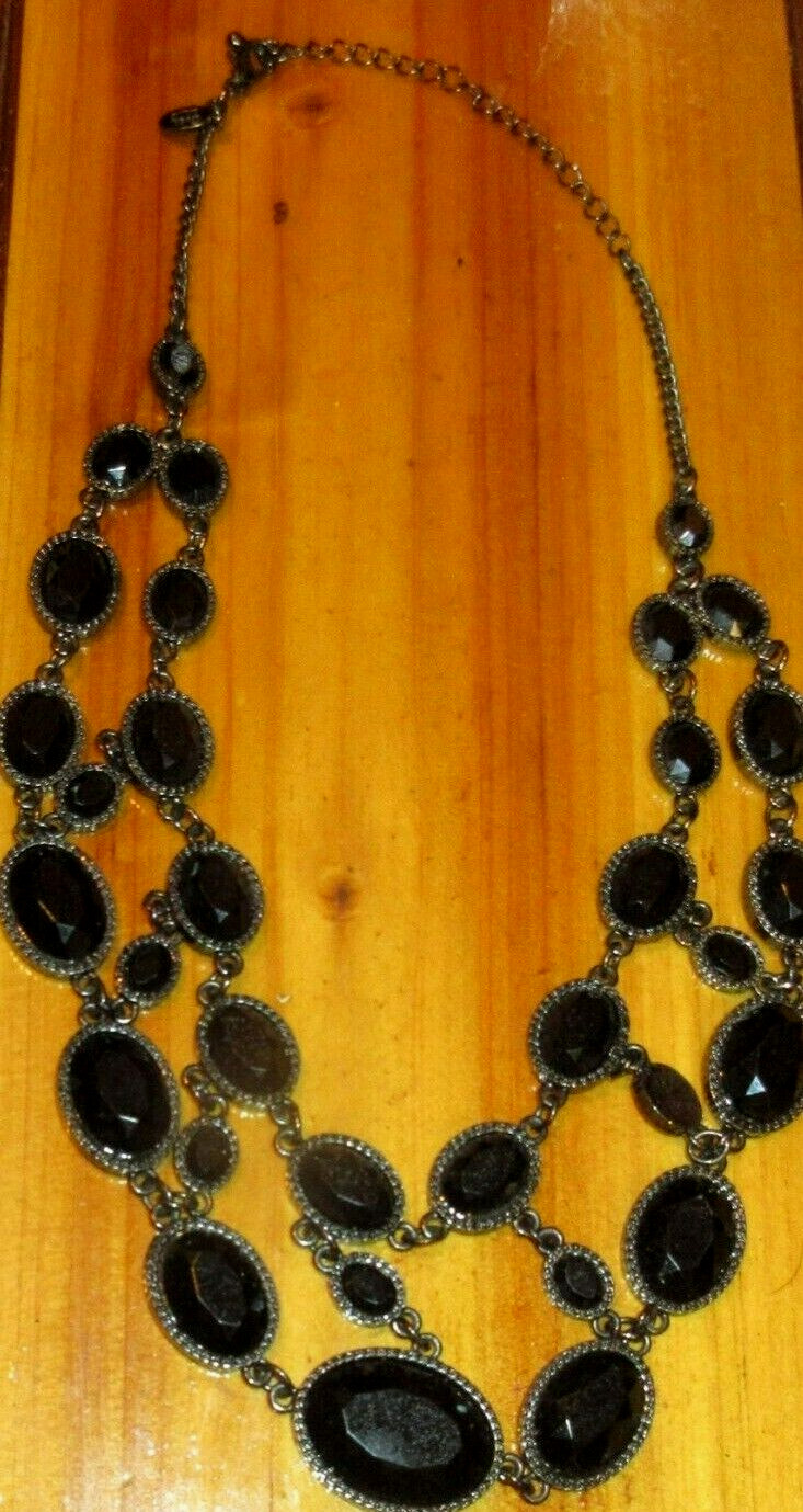 SIGNED COOKIE LEE 19" multi link chain Necklace B… - image 1