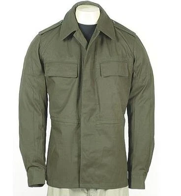 Veste Militaire Homme Kaki Champ Combat Pêche BDU Vintage Surplus - Photo 1/3