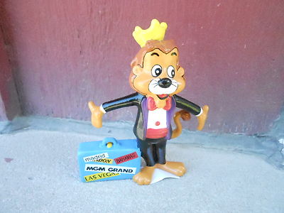 NOS 1993 MGM GRAND Hotel Casino KING LOUIE Lion PVC Advertising Toy Figure (S14)