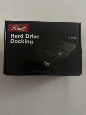Rosewill RX-DU101 2.5  & 3.5  Black SATA I/II/III USB External Hard Drive Dock