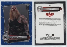 2025 Topps Chrome WWE Blue Refractor /150 Erick Rowan #49