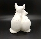 Vintage Fine Bone China White Snuggling Cats Figurine By Freeman for George Good — photo 3