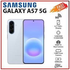 Samsung Galaxy A57 5G 12GB+512GB ICYBLUE Dual SIM Unlocked Android Smartphone