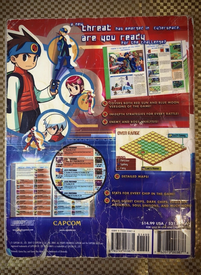MegaMan Battle Network 4 Red Sun & Blue Moon - Official Strategy Guide (2004) - Image 2 of 4
