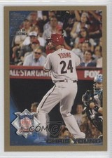 2010 Topps Update All-Star Gold 1842/2010 Chris Young #US-124 ff8