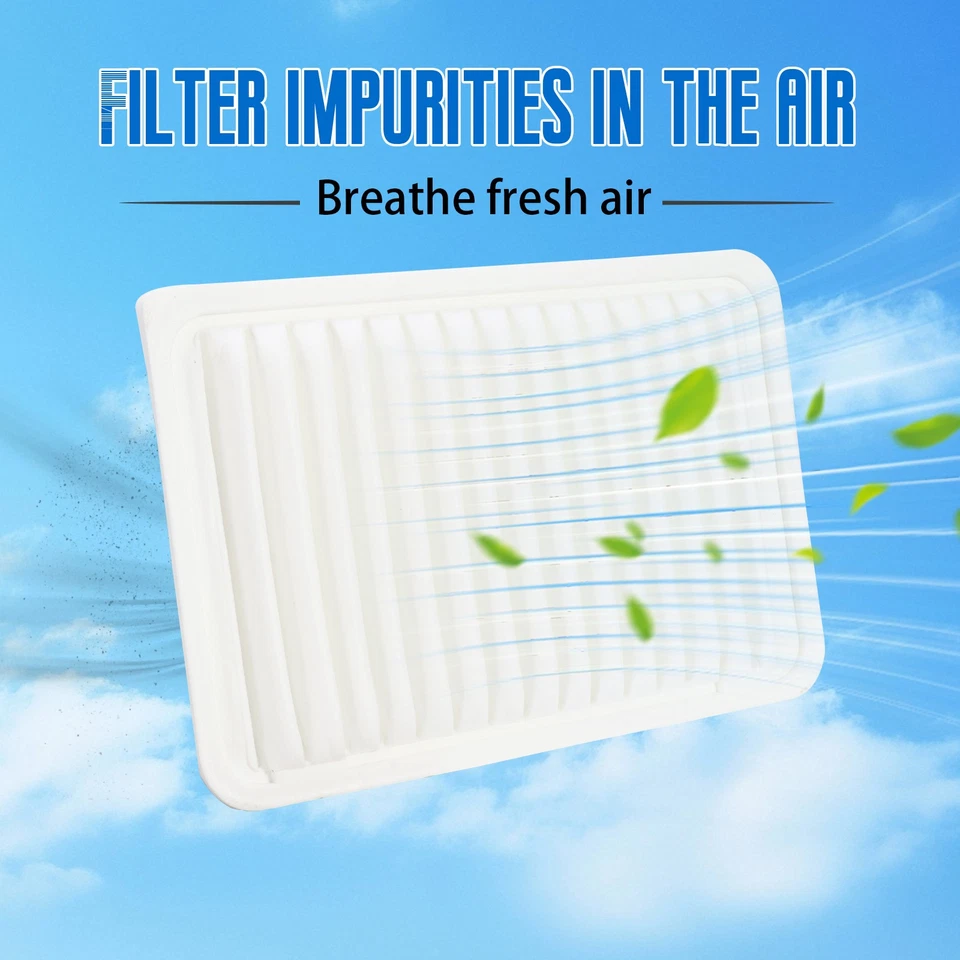 Filtro de aire del motor para TOYOTA CAMRY 2002-2011 2,4 L 3,0 L 3,3 L 17801-20040 OE Especificaciones Foto 4 de 4