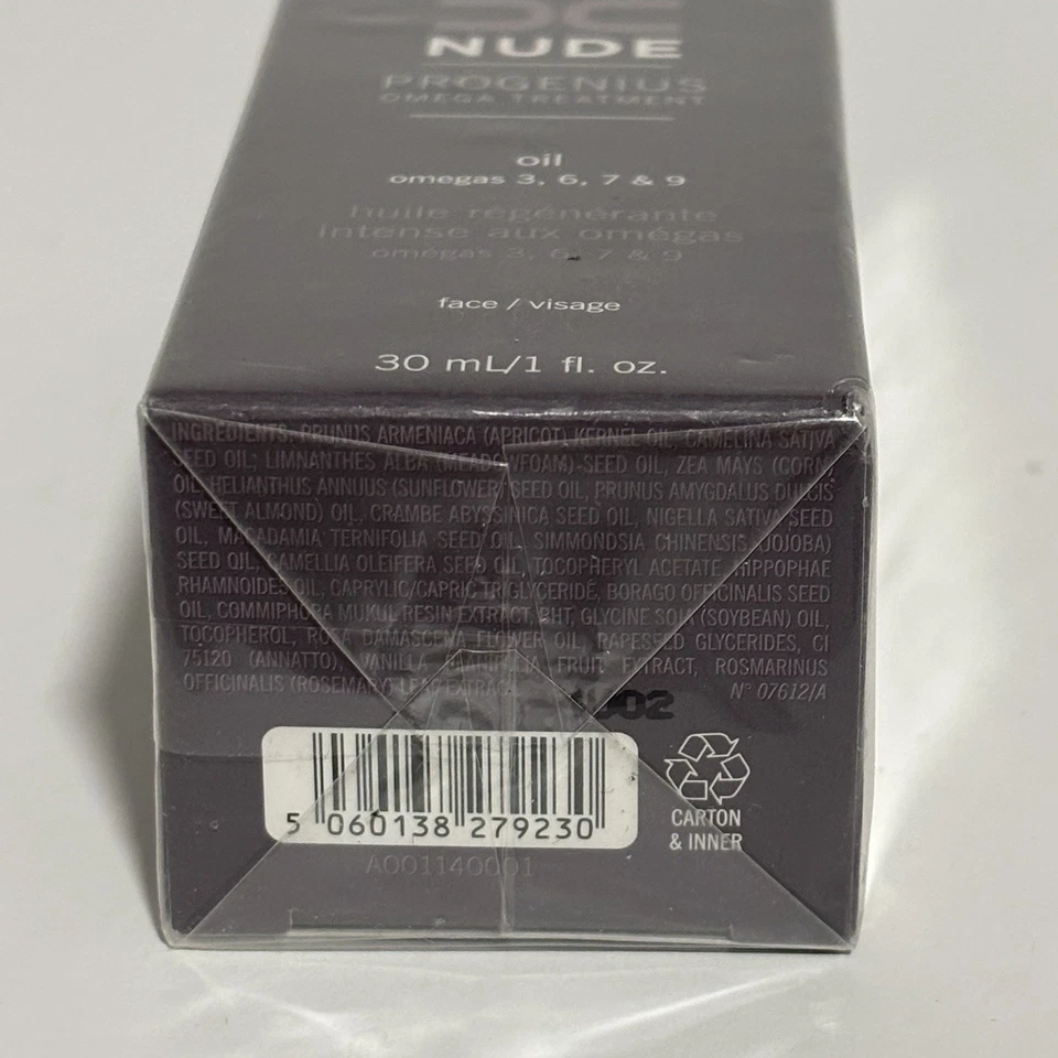 VERY RARE DISCONTINUED ITEM Nude progenius omega 3,6,7&9 treatment oil 30ml - Image 4 of 4
