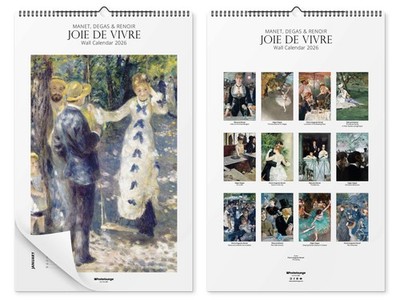Wandkalender Impressionismus Kalender - Joie de vivre 2026