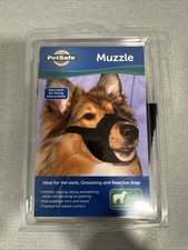 PetSafe Soft Nylon Large Dog Adjustable Muzzle for Grooming Vet Visits NIB