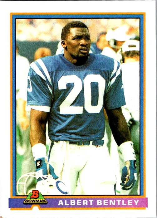 1991 Bowman #214 Albert Bentley Indianapolis Colts