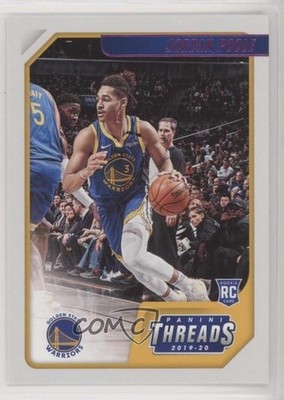 2019-20 Panini Chronicles Threads Pink Jordan Poole #89 Rookie RC 3dc