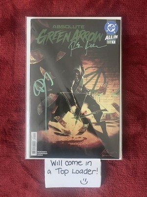 Absolute Green Arrow #1  2x*SIGNED* SNYDER & PICHETSHOTE Cover A W/COA
