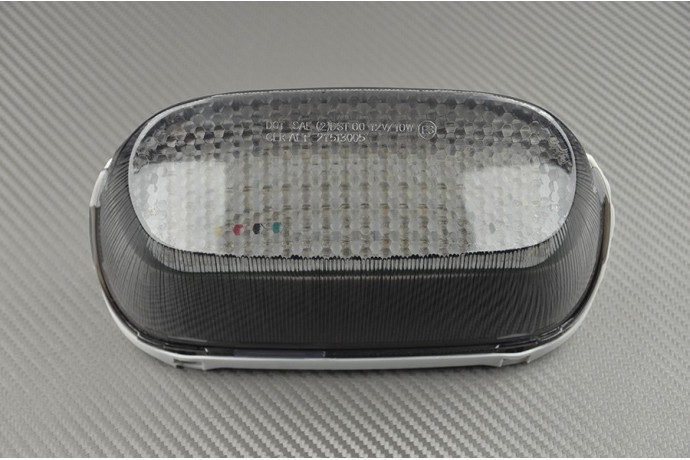 Feu arrière LED fumé pour moto Kawasaki ZZR 600 ZX600E de 1993 à 2005