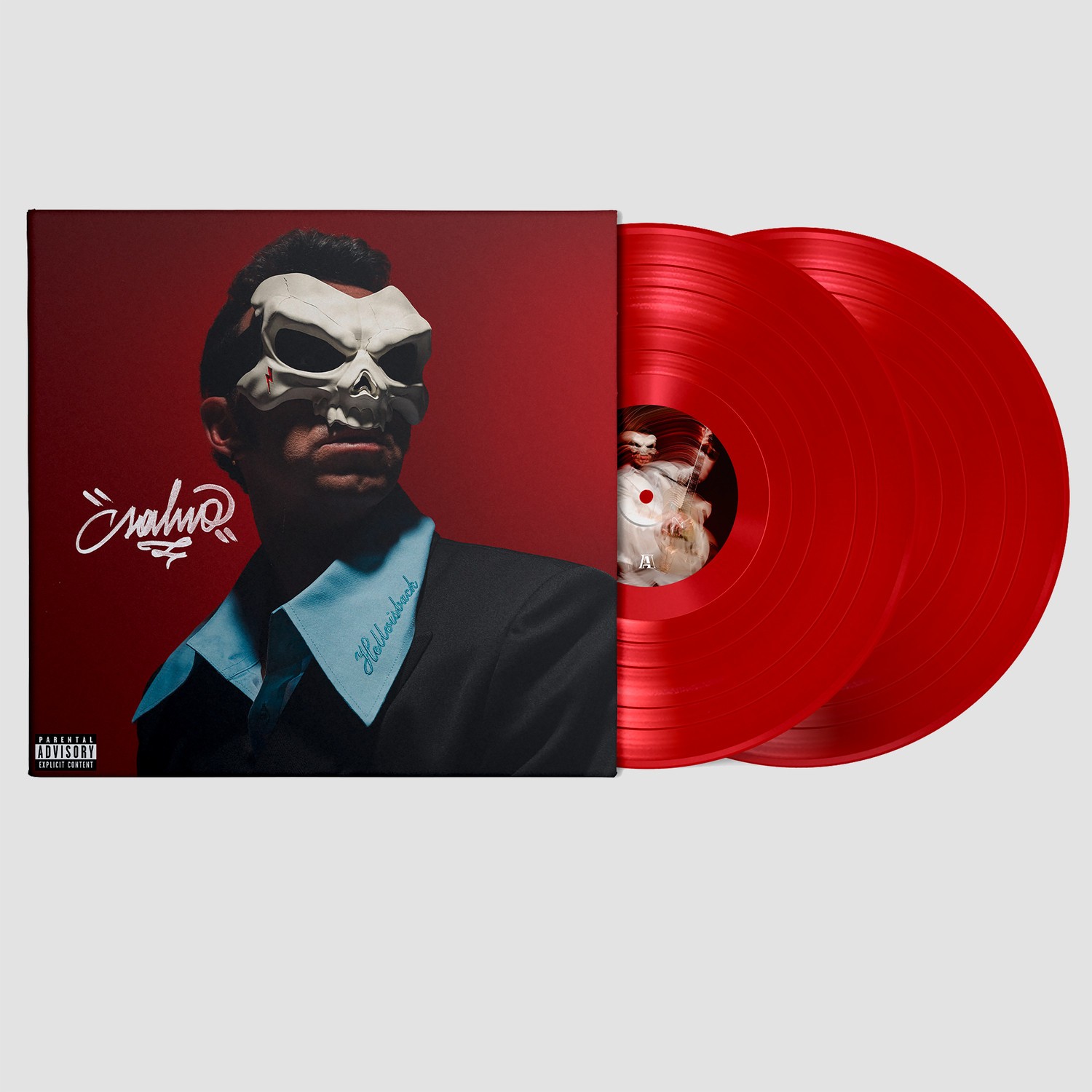 Salmo Hellvisback 10 Years Later Red Colored Vinyl Double LP Autographed