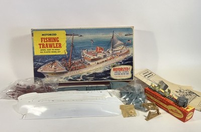 Pyro ''Marilyn M'' Motorized Fishing Trawler Model Kit, appears complete
