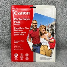 Canon Photo Paper Plus Glossy 20 Sheets 8.5 x 11" Letter Size Premium PP-101 1