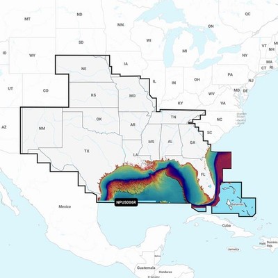 Navionics Platinum+ NPUS006R US South Gulf Coast Chart Marine Map microSD