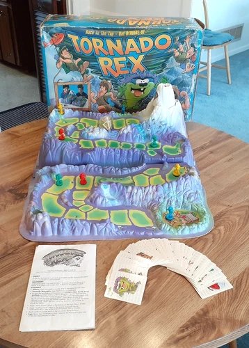 1991 Tornado Rex Board Game Vintage Parker Brothers 100% Complete and Works